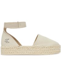Calvin Klein - Espadrilles Flatform Espadrille Sling Mg Yw0Yw01735 - Lyst