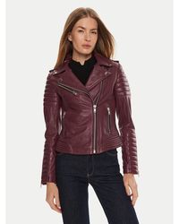 Serge Pariente - Lederjacke Hipster Girl Regular Fit - Lyst