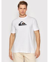 Quiksilver - T-Shirt Comp Eqyzt06534 Weiß Regular Fit - Lyst