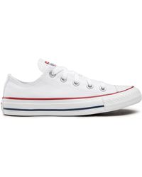 Converse - Sneakers Aus Stoff All Star Ox M7652C Weiß - Lyst