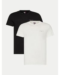 Tommy Hilfiger - 2Er-Set T-Shirts Linear Dm0Dm20353 Slim Fit - Lyst