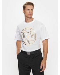 Versace - T-Shirt 75Gaht05 Weiß Regular Fit - Lyst