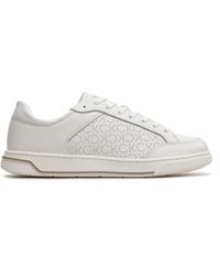 Calvin Klein - Sneakers Low Top Lace Up Lth Perf Mono Hm0Hm01428 Weiß - Lyst