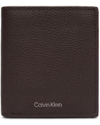 Calvin Klein - Große Herren Geldbörse Foil Emboss Slim Trifold W Card Lv04D1063G - Lyst