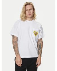 Versace - T-Shirt 76Gahl01 Weiß Regular Fit - Lyst