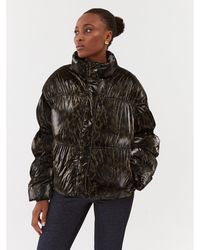 Guess - Daunenjacke Marika W3Bl29 Wfqx0 Grün Regular Fit - Lyst