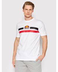 Ellesse - T-Shirt Aprel Shm06453 Weiß Regular Fit - Lyst