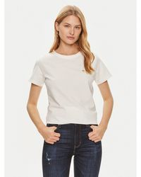 Guess - T-Shirt V4Yi09 J1314 Weiß Regular Fit - Lyst