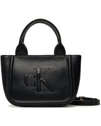 Calvin Klein - Handtasche Bold Ck Small Tote With Strap Lv04F3219G - Lyst