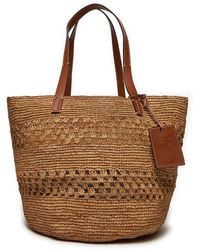 Manebí - Handtasche Handcrafted Raffia Basket Bag Weaving V 2.2 Ck - Lyst