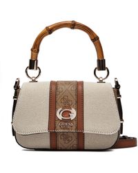 Guess - Handtasche Kerima (Ag) Mini-Bags Hwag93 37780 Écru - Lyst