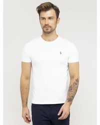 Polo Ralph Lauren - T-Shirt 710740727 Weiß Slim Fit - Lyst