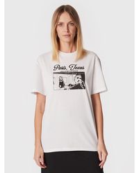 Silvian Heach - T-Shirt Pga22022Ts Weiß Relaxed Fit - Lyst