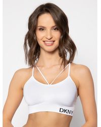 DKNY - Top-Bh Dp8T5475 Weiß - Lyst