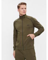 BOSS - Sweatshirt Mix&Match Jacket Z 50515307 Grün Regular Fit - Lyst