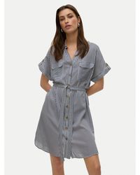 Vero Moda - Hemdkleid Bumpy 10325828 Loose Fit - Lyst