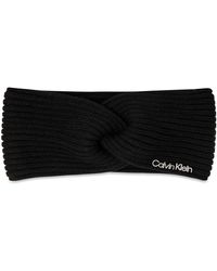 Calvin Klein - Stirnband Ck Must Logo Twisted Headband K60K611400 - Lyst