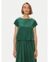 Weekend by Maxmara - Bluse Parana 2425166021 Grün Regular Fit - Lyst