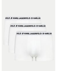 Karl Lagerfeld - 3Er-Set Boxershorts 240M2110 Weiß - Lyst