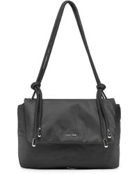 Calvin Klein - Handtasche roped shoulder bag nylon k60k609407 blk - Lyst