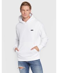 Calvin Klein - Sweatshirt K10K110606 Weiß Regular Fit - Lyst