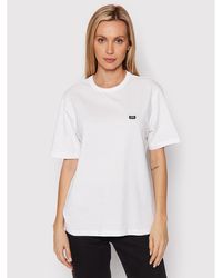 Vans - T-Shirt Small Vn0A5I8X Weiß Regular Fit - Lyst