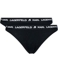 Karl Lagerfeld - 2Er-Set Klassische Damenslips Logo Set 211W2127 - Lyst