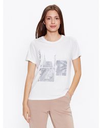 Fransa - T-Shirt 20611758 Weiß Regular Fit - Lyst
