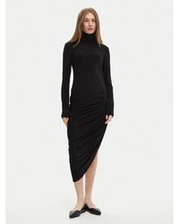 Norma Kamali - Kleid Für Den Alltag Kk3243Plf35001 Slim Fit - Lyst