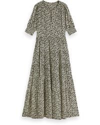 Scotch & Soda - Kleid Für Den Alltag 168531 Écru Regular Fit - Lyst