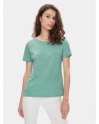 Liu Jo - T-Shirt Ma4395 J6308 Grün Regular Fit - Lyst