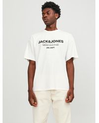 Jack & Jones - T-Shirt Gale 12247782 Weiß Relaxed Fit - Lyst