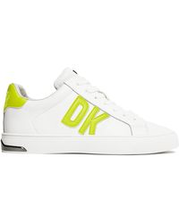 DKNY - Sneakers abeni k1486950 wht/fluo yelw - Lyst