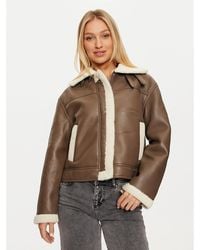 Pieces - Jacke Aus Kunstleder Janelle 17141595 Regular Fit - Lyst