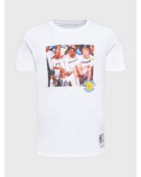 Mitchell & Ness - T-Shirt Bmtrintl1058 Weiß Regular Fit - Lyst