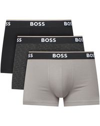 BOSS - Boxershorts-Set Trunk 3P Power Desig 50554443 - Lyst