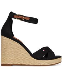 Tommy Hilfiger - Sandalen Flag High Wedge Espad Crisscross Fw0Fw08661 - Lyst