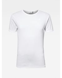 G-Star RAW - 2Er-Set T-Shirts D07205-124-110 Weiß Slim Fit - Lyst