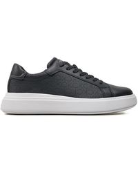 Calvin Klein - Sneakers Low Top Lace Up Lth Perf Mono Hm0Hm01429 - Lyst