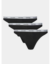 Calvin Klein - 3Er-Set Stringtangas 000Qd5209E - Lyst