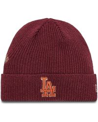 KTZ - Mütze La Dodgers World Series Patch Cuff Knit Beanie 60580732 - Lyst