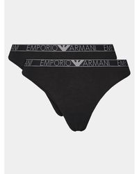 Emporio Armani - 2Er-Set Stringtangas 163333 4R223 00020 - Lyst