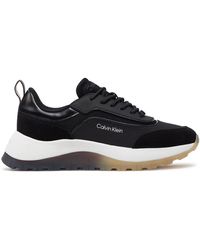 Calvin Klein - Sneakers runner lace up mesh mix hw0hw01905 black beh - Lyst