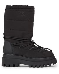Calvin Klein - Schneeschuhe Flatform Snow Boot Nylon Wn Yw0Yw01146 - Lyst