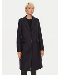 Tommy Hilfiger - Wollmantel Ww0Ww42738 Regular Fit - Lyst