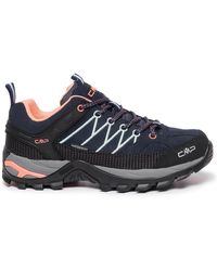 CMP - Trekkingschuhe rigel low wmn trekking shoes wp 3q13246 b.blue/giada/peach 92ad - Lyst