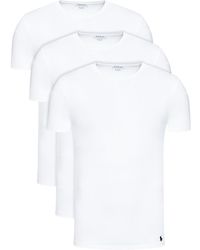 Polo Ralph Lauren - 3Er-Set T-Shirts Classic Crew 714830304003 Weiß Regular Fit - Lyst