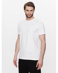Trussardi - T-Shirt 52T00715 Weiß Regular Fit - Lyst
