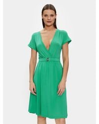 Liu Jo - Kleid Für Den Alltag Va4112 Js360 Grün Regular Fit - Lyst