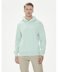 Calvin Klein - Sweatshirt Micro Logo K10K109927 Grün Regular Fit - Lyst